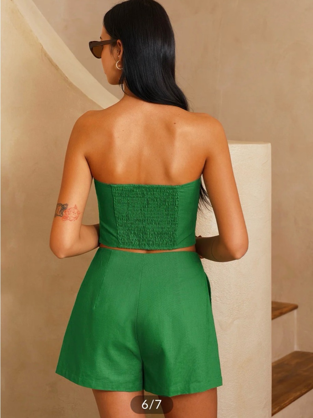 Commense sz m Green High-Waist Shorts - Women Pants & Jumpsuits and SHEIN set - Picture 3 of 11
